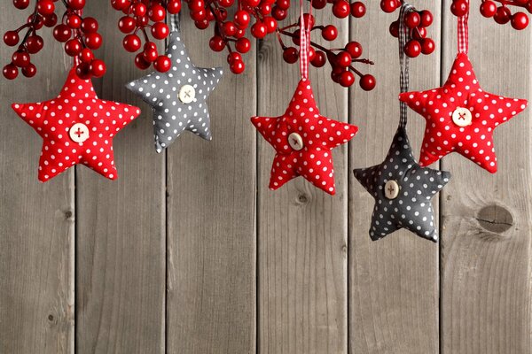 Decoration in the form of a star for Christmas and New Year