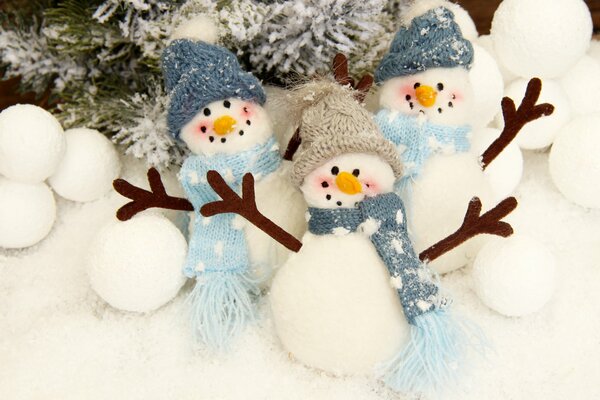 Snowman toys for the New Year