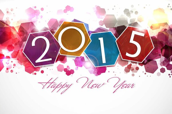 Félicitations pour la nouvelle année 2015