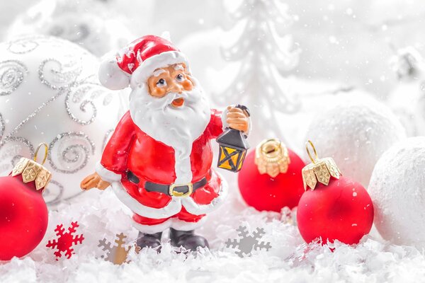 Babbo Natale regali giocattoli di Natale