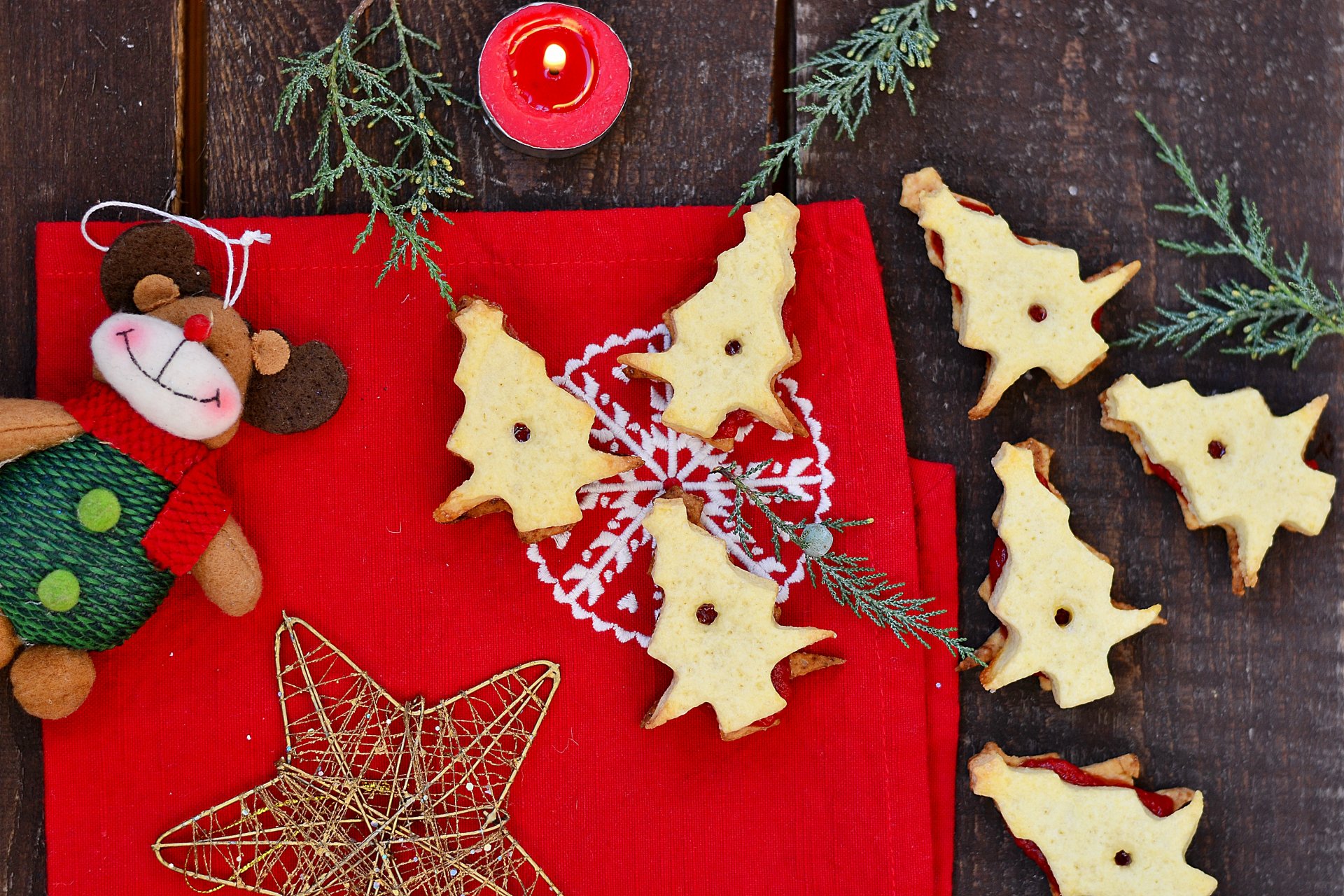 vacaciones año nuevo navidad decoración vela galletas comida estrella vacaciones feliz año nuevo feliz navidad decoración de navidad velas galletas