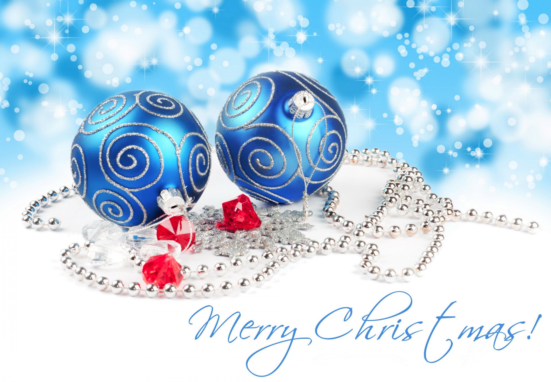 merry christmas christmas blue balls toys holiday