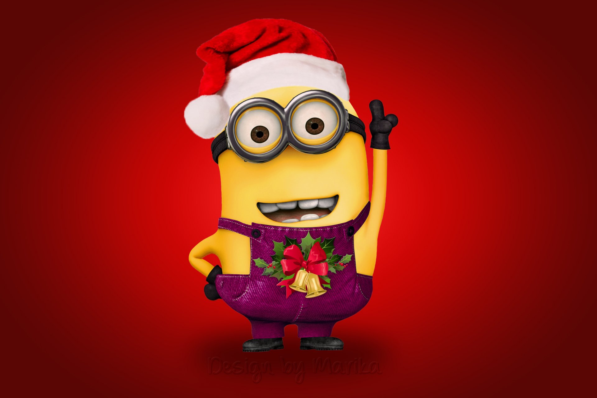 weihnachten minion sankt marica-design neujahr