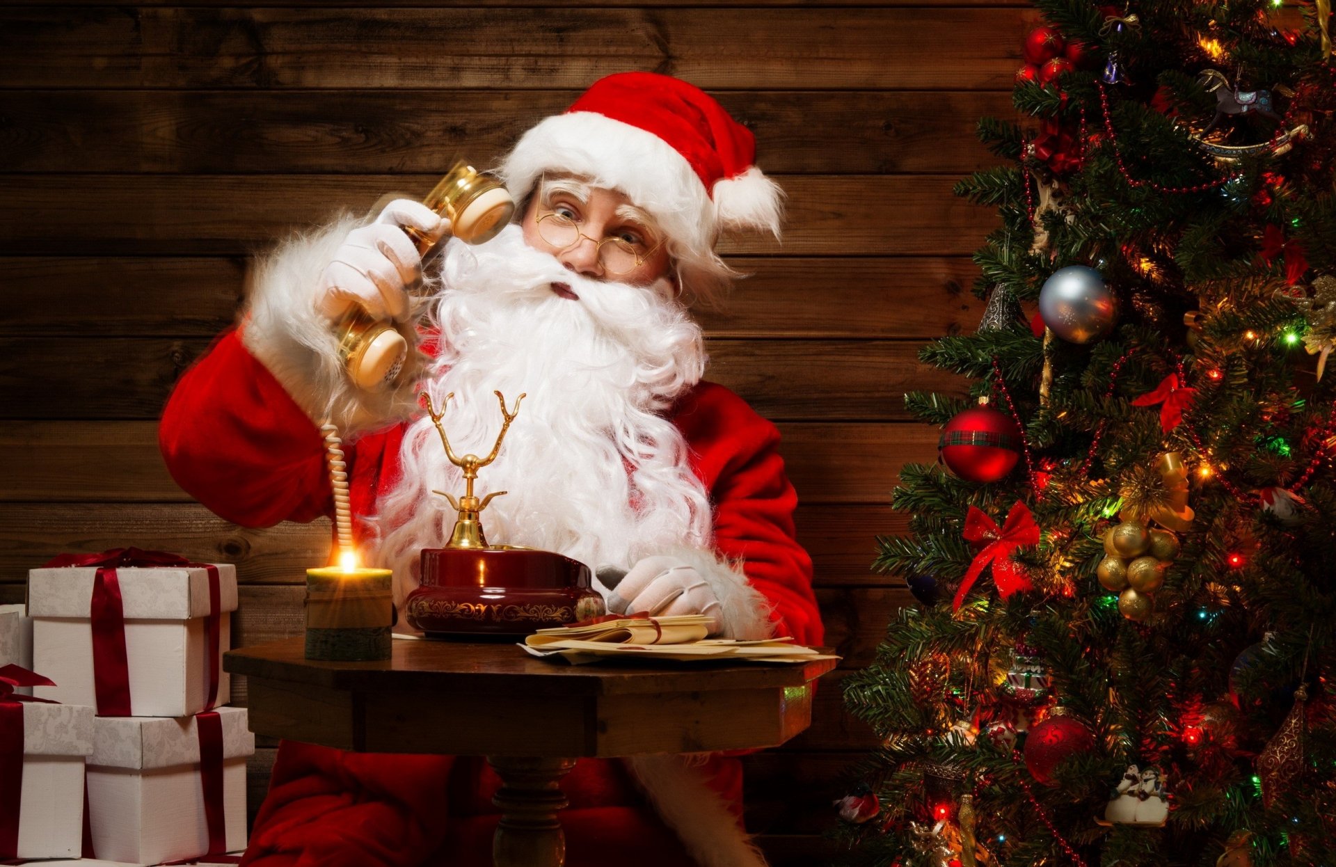 felice vacanze allegro natale babbo natale anno