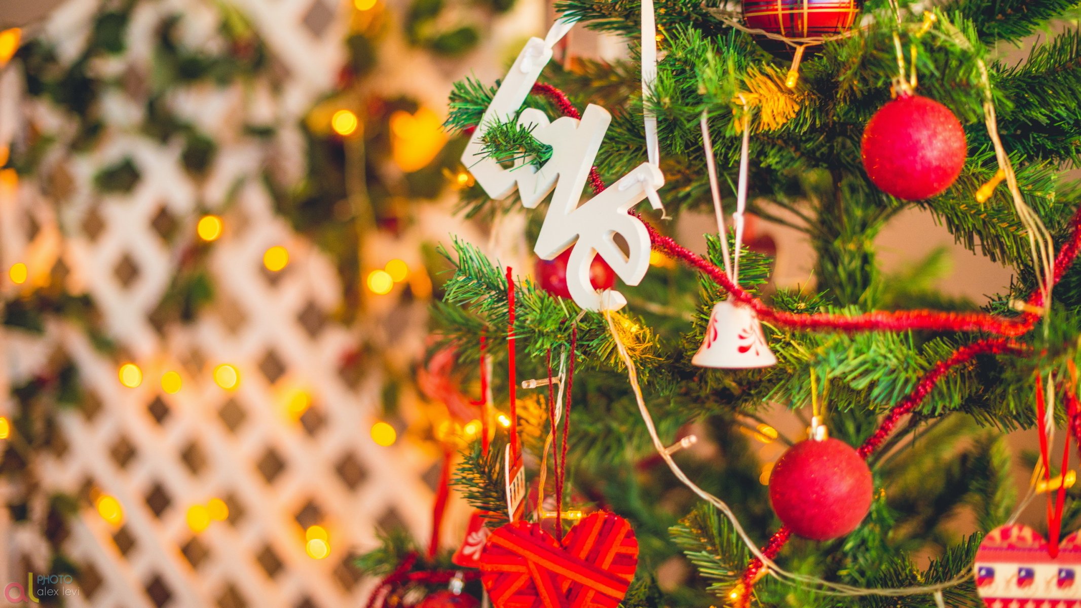 año nuevo feliz navidad amor vacaciones luz alex levy árbol de navidad bolas vacaciones