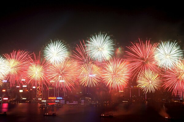 2014 feuerwerk für das neue Jahr