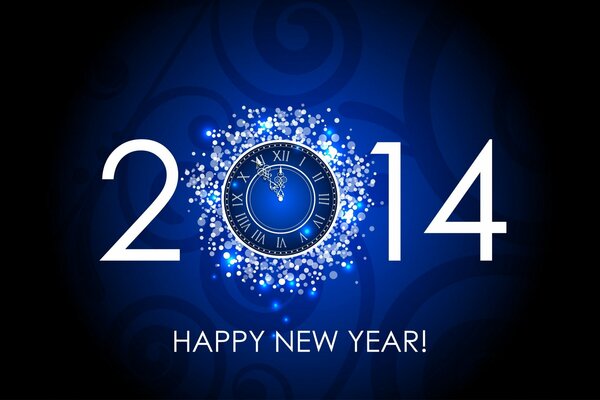 Szczęśliwego Nowego Roku 2014 gratulacje dla wszystkich