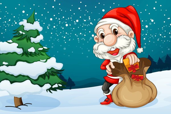 Babbo Natale arriva con i regali