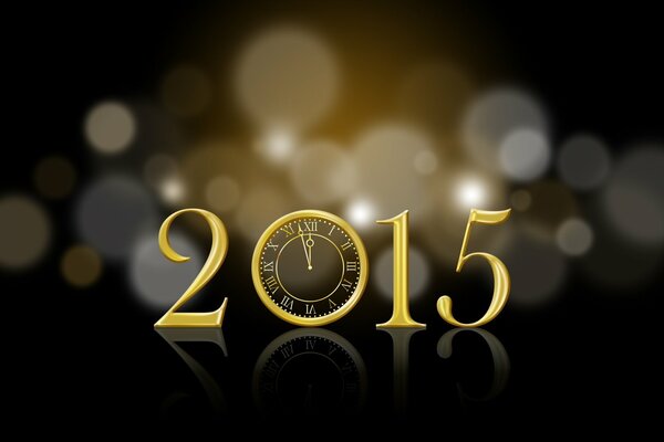 Новый год 2015 часы