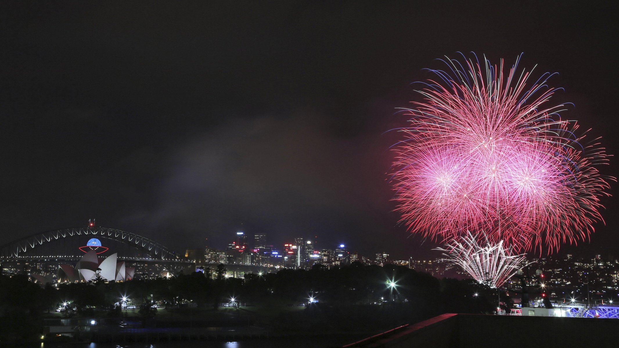 australien 2014 sydney neujahr feuerwerk