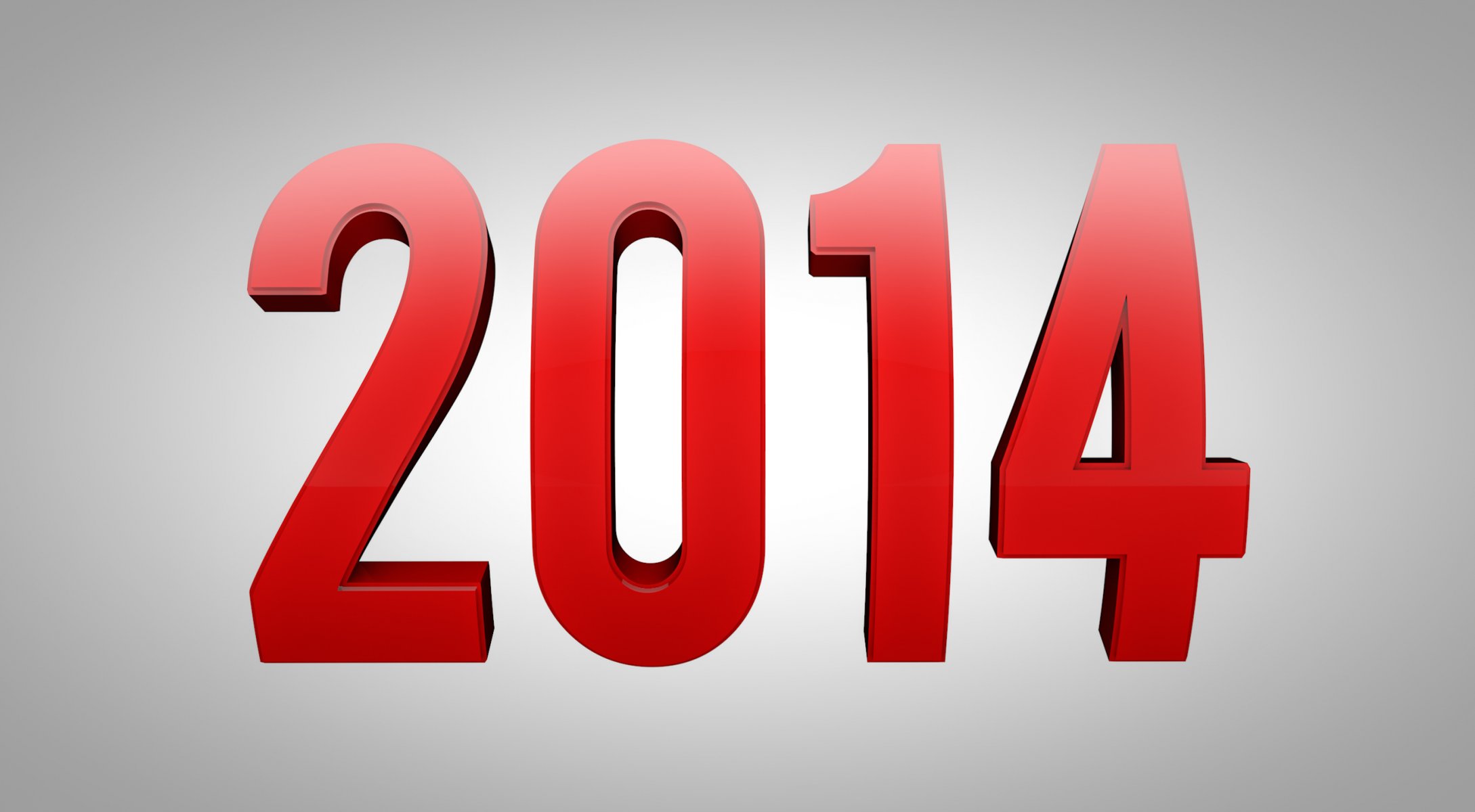 año nuevo texto 2014 rojo