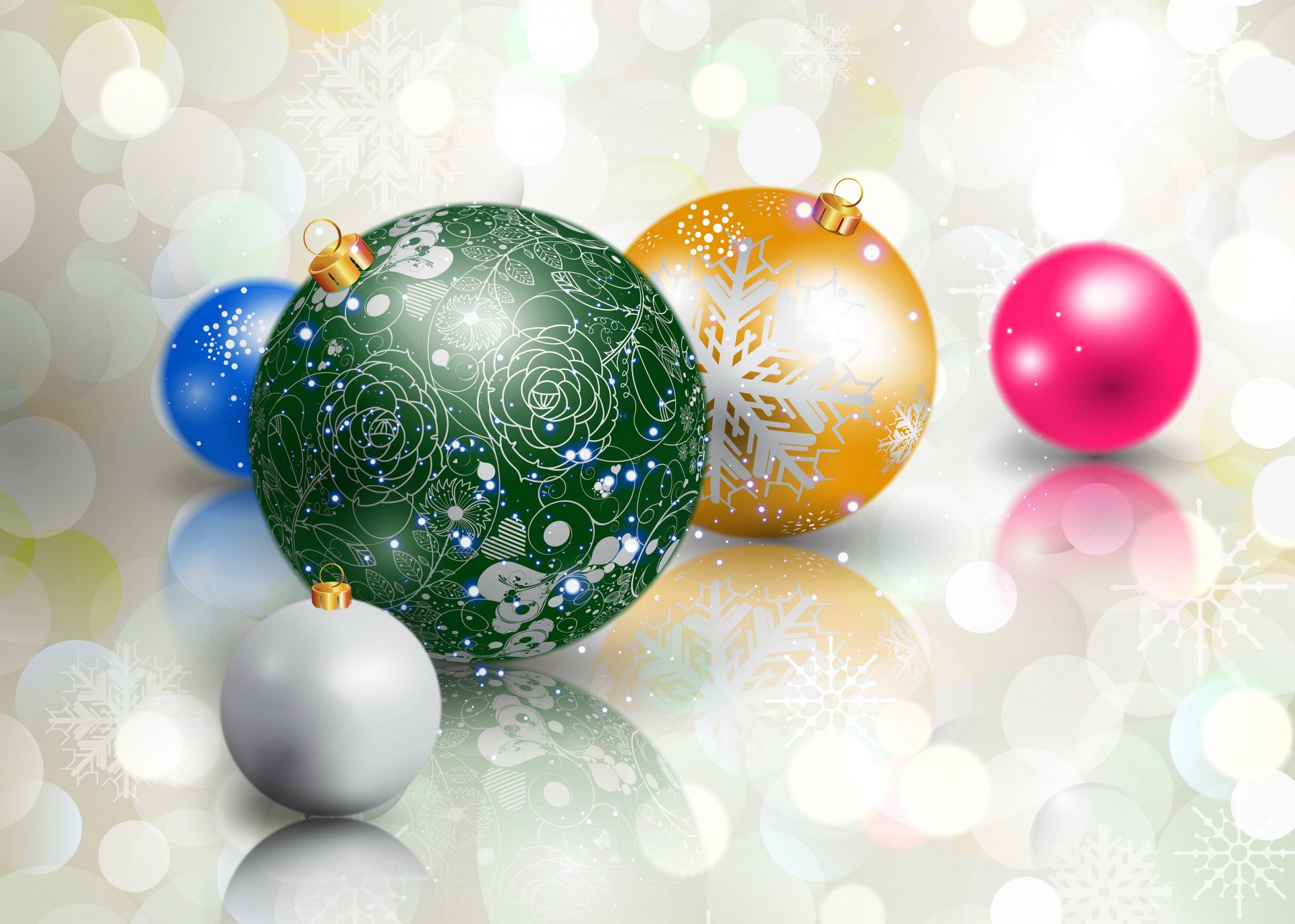 new year wallpaper toys balls picture