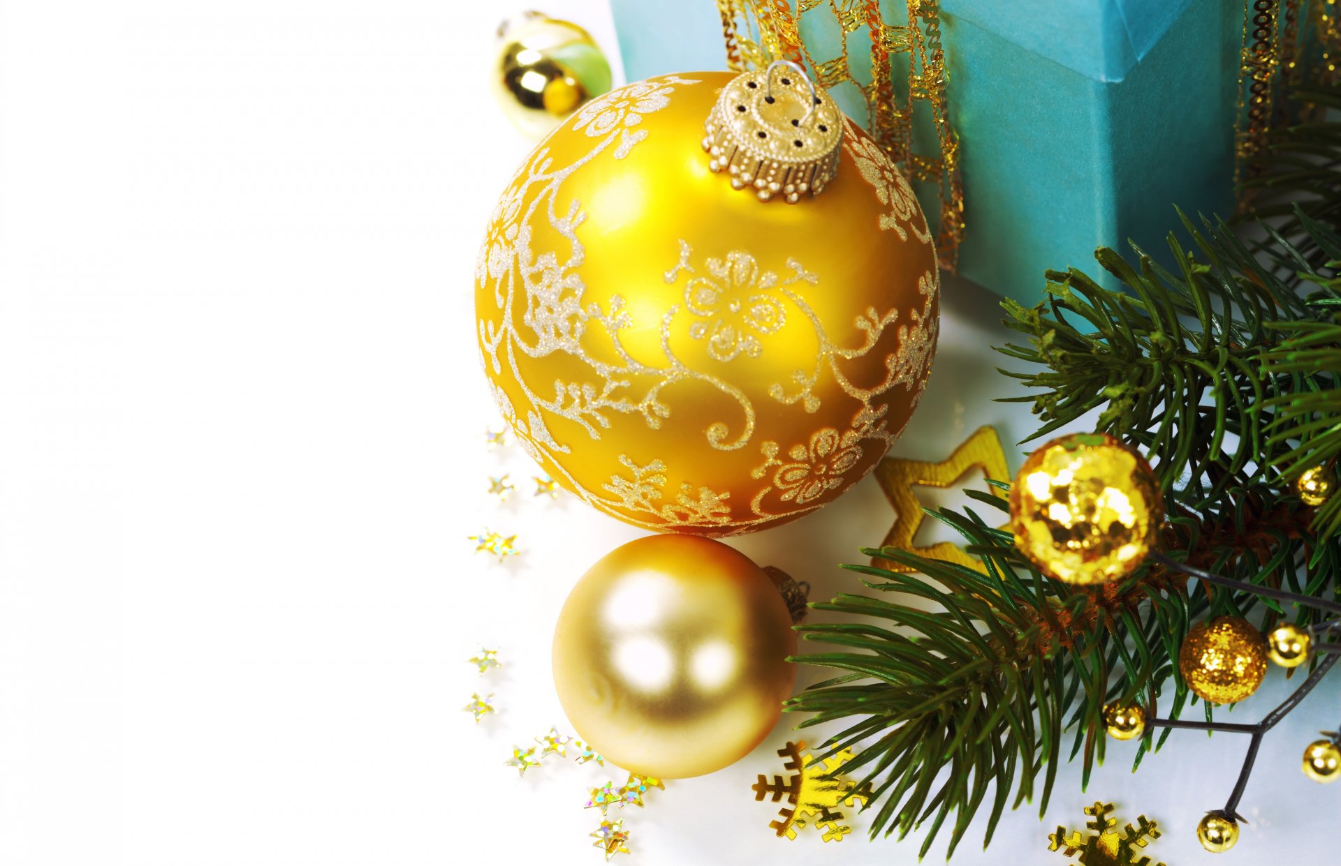nuovo anno natale vacanza palle decorazioni