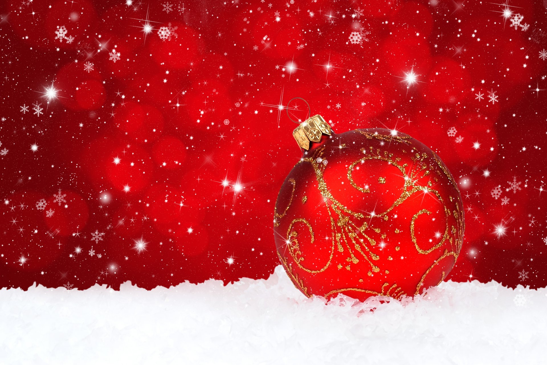 nuovo anno natale vacanze palla rosso palla albero di natale giocattolo oro modello neve