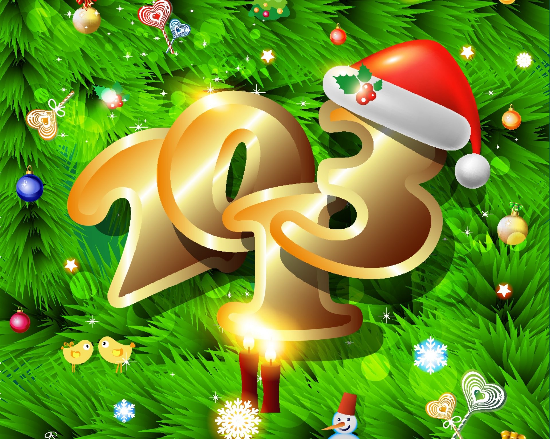 new year christmas holiday bulbs decoration