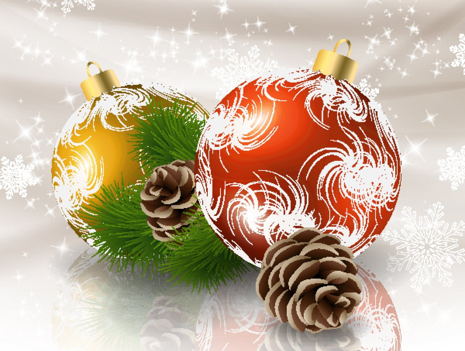 new year christmas holiday bulbs decoration