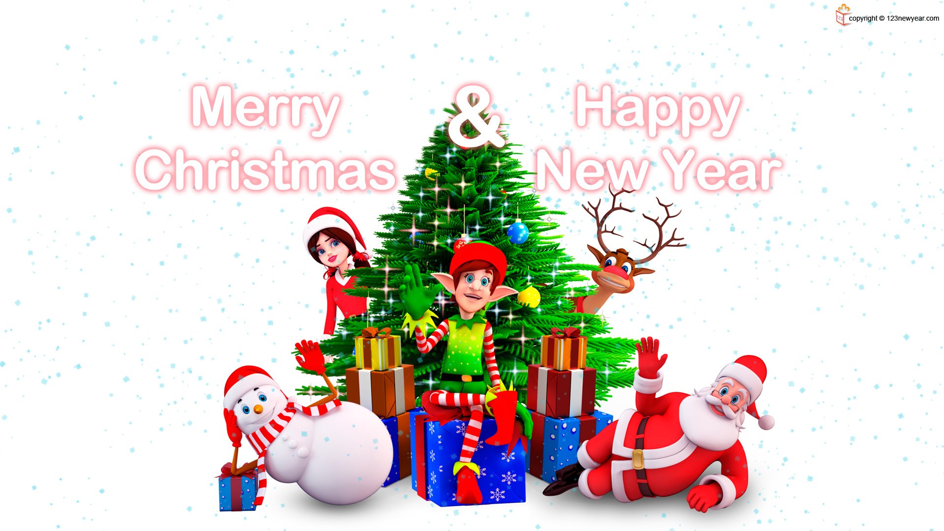 merry christmas new year holiday