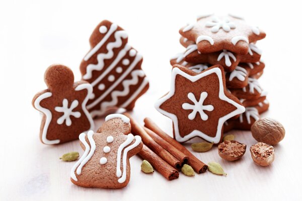 Galletas de jengibre para decoración de mesa