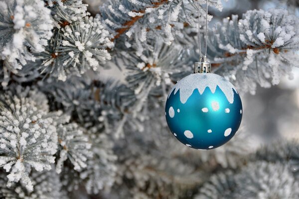 Boule à neige pour le nouvel an