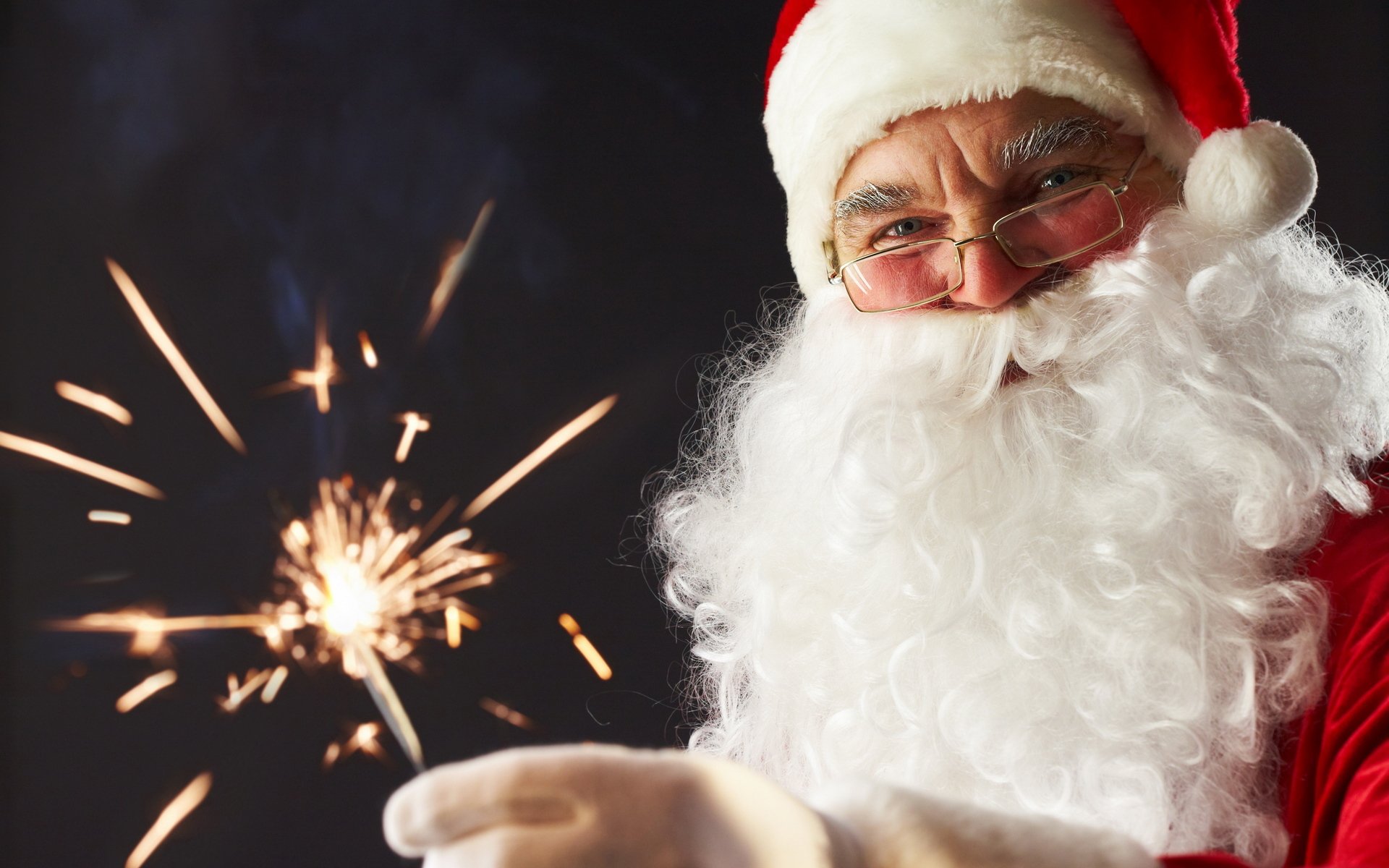 año nuevo papá noel sonriendo barba sonrisa fondo de año nuevo