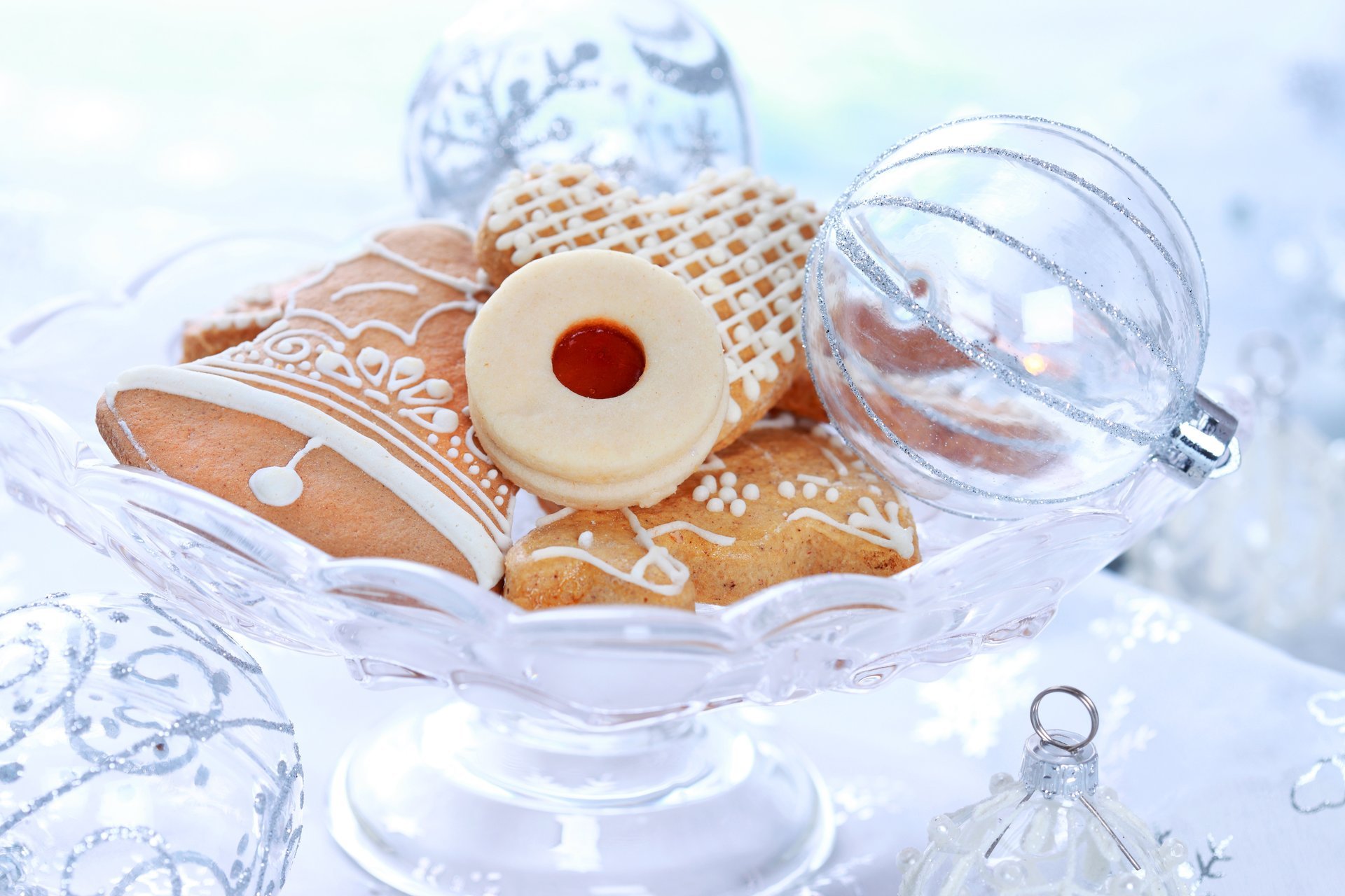 florero galletas juguetes de navidad