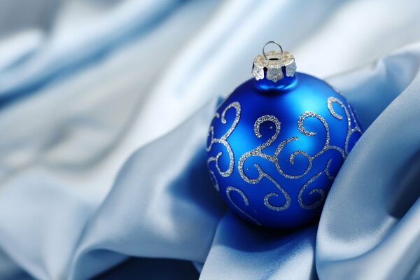 Colores de Navidad-azul, blanco, oro