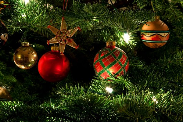 Palle di Natale per la decorazione dell albero di Natale