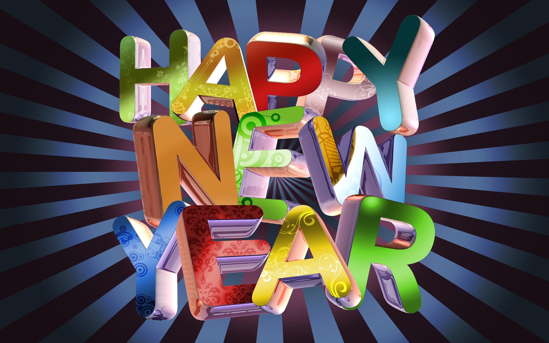 happy new year new year greeting holiday word