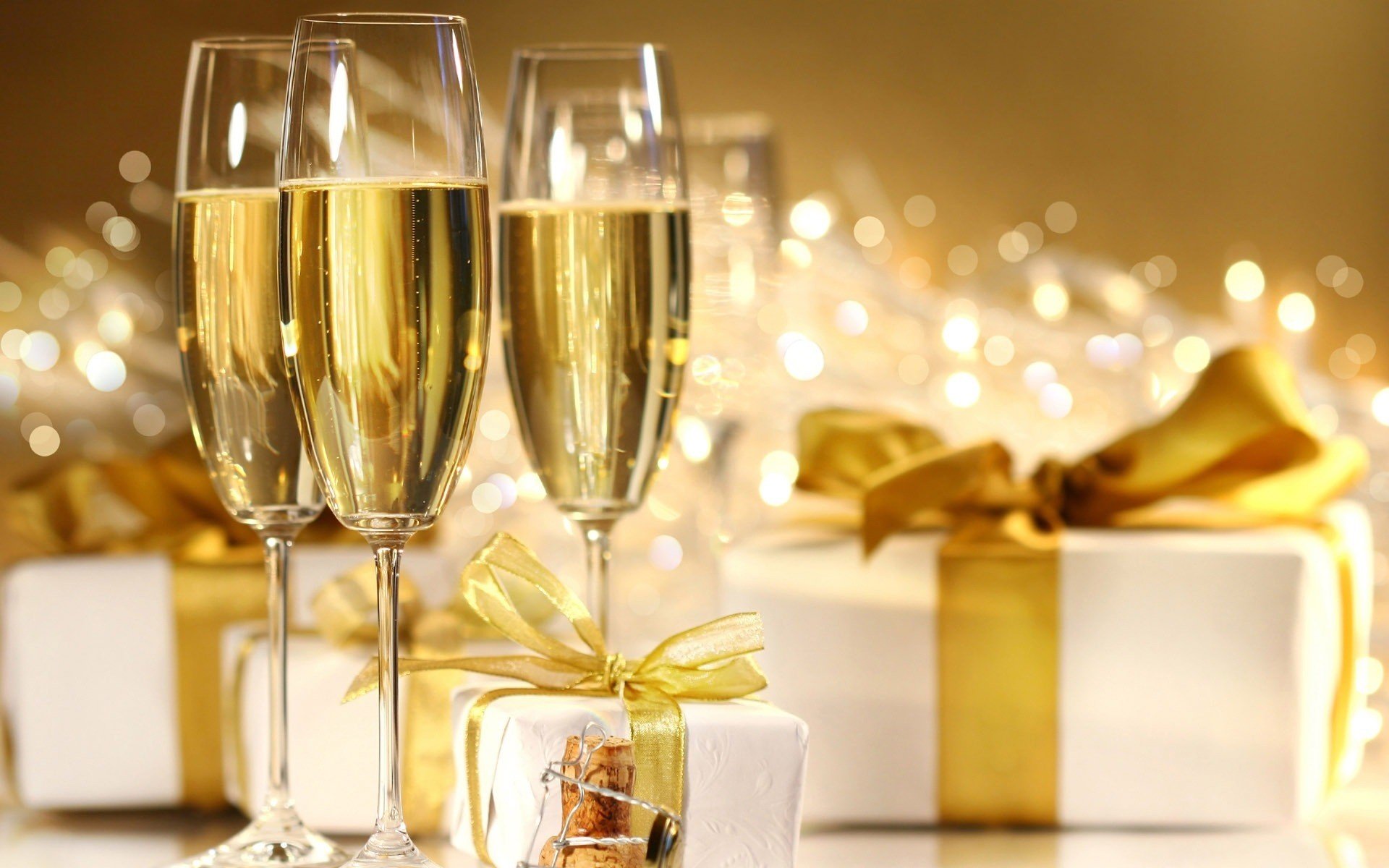 nouvel an champagne verres à vin cadeaux