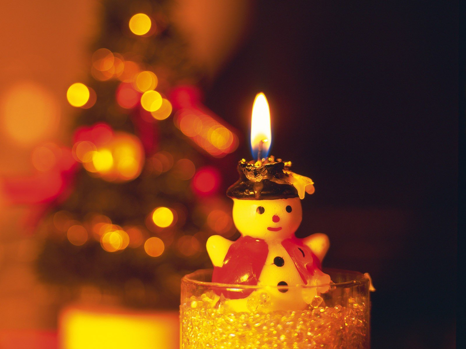 nowman candle light new year