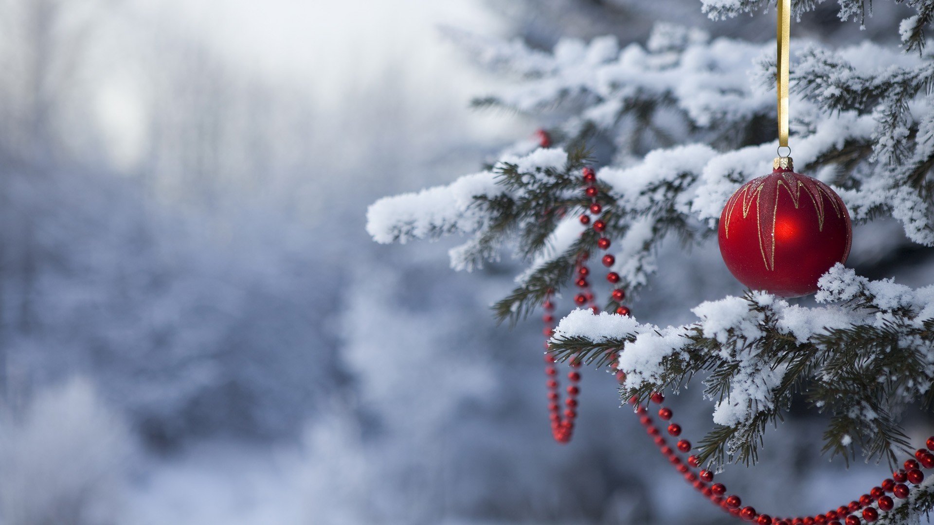 nouvel an bonne année vacances papier peint de noël arbre de noël neige jouets