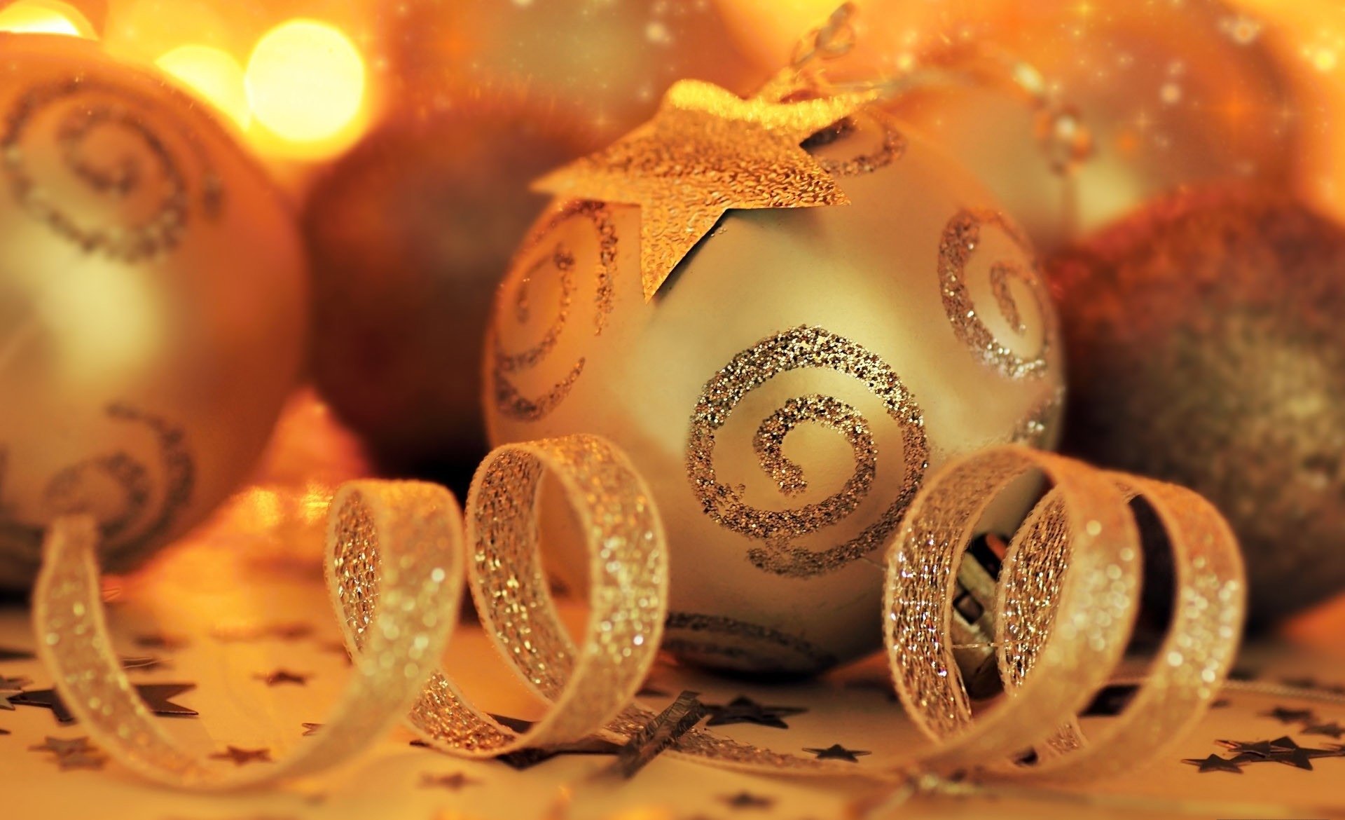 holiday new year christmas decoration tapes gold mood background images wallpaper