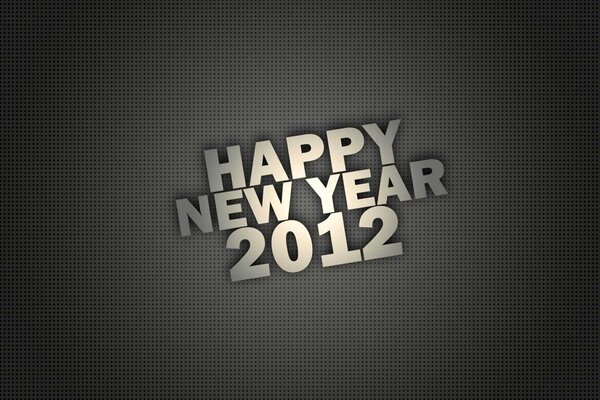 Félicitations pour la nouvelle année 2012