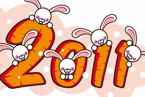 L année du lapin dessiné par les carottes