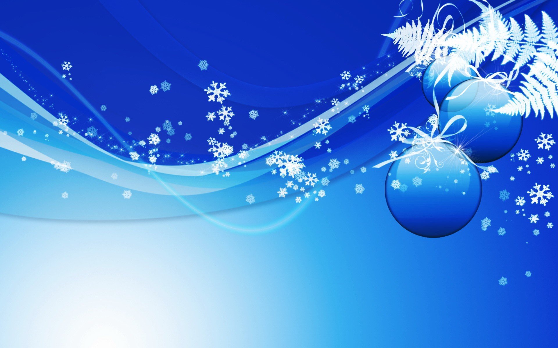 blu palle fiocchi di neve capodanno