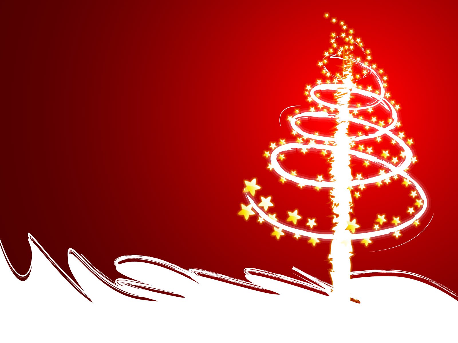 año nuevo árbol de navidad rojo vector