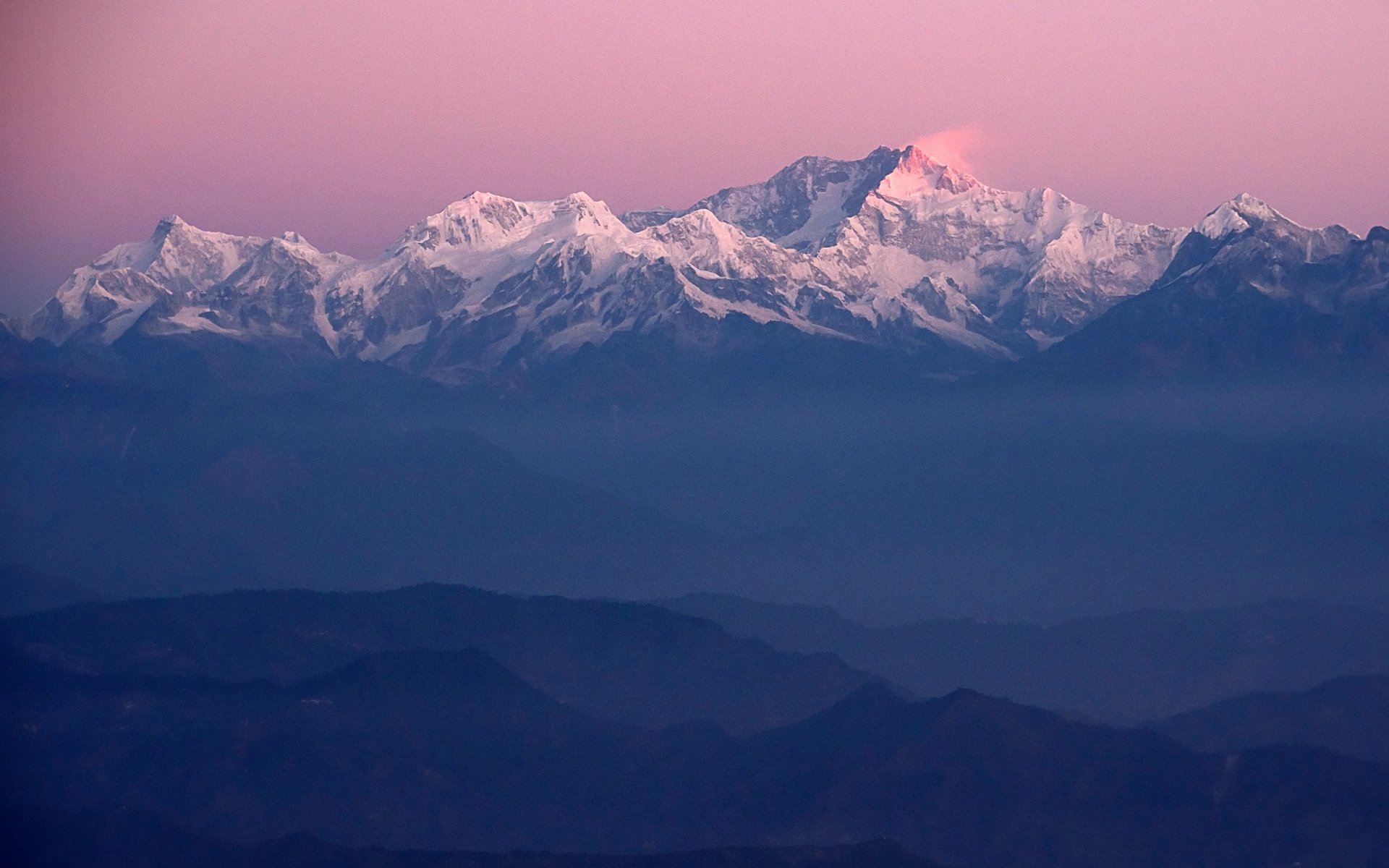 montagnes paysage aube nature tiger hill