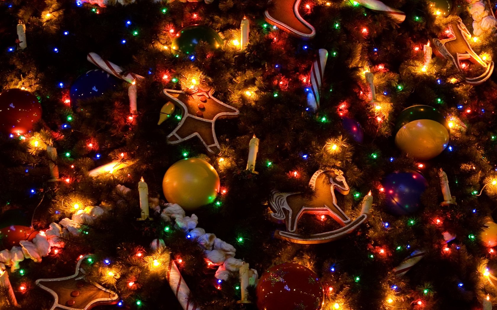 año nuevo luces árbol de navidad