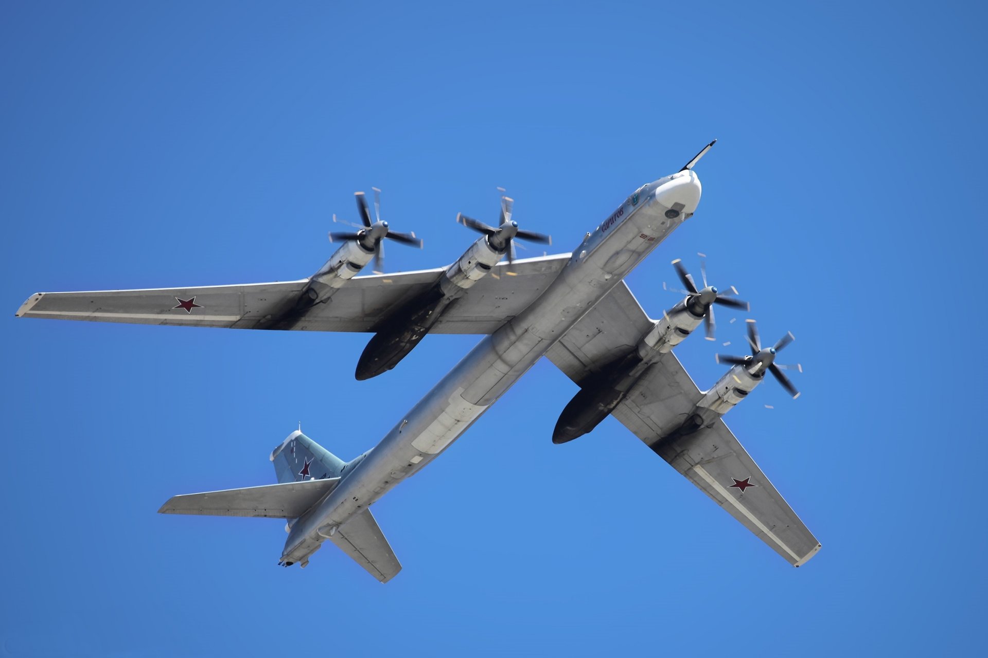 tu-95ms bombardiere aviazione a lungo raggio air force russia orso