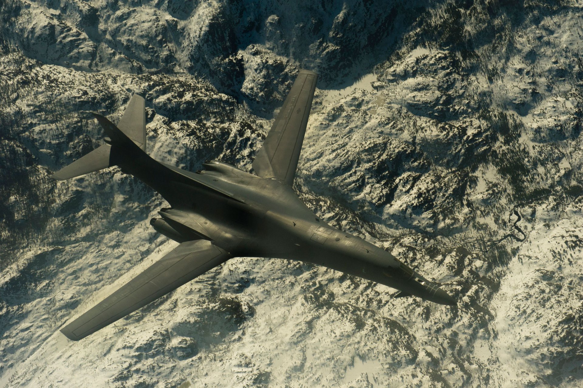 b-1b berufe überschall strategisch bomber fliegen landschaft