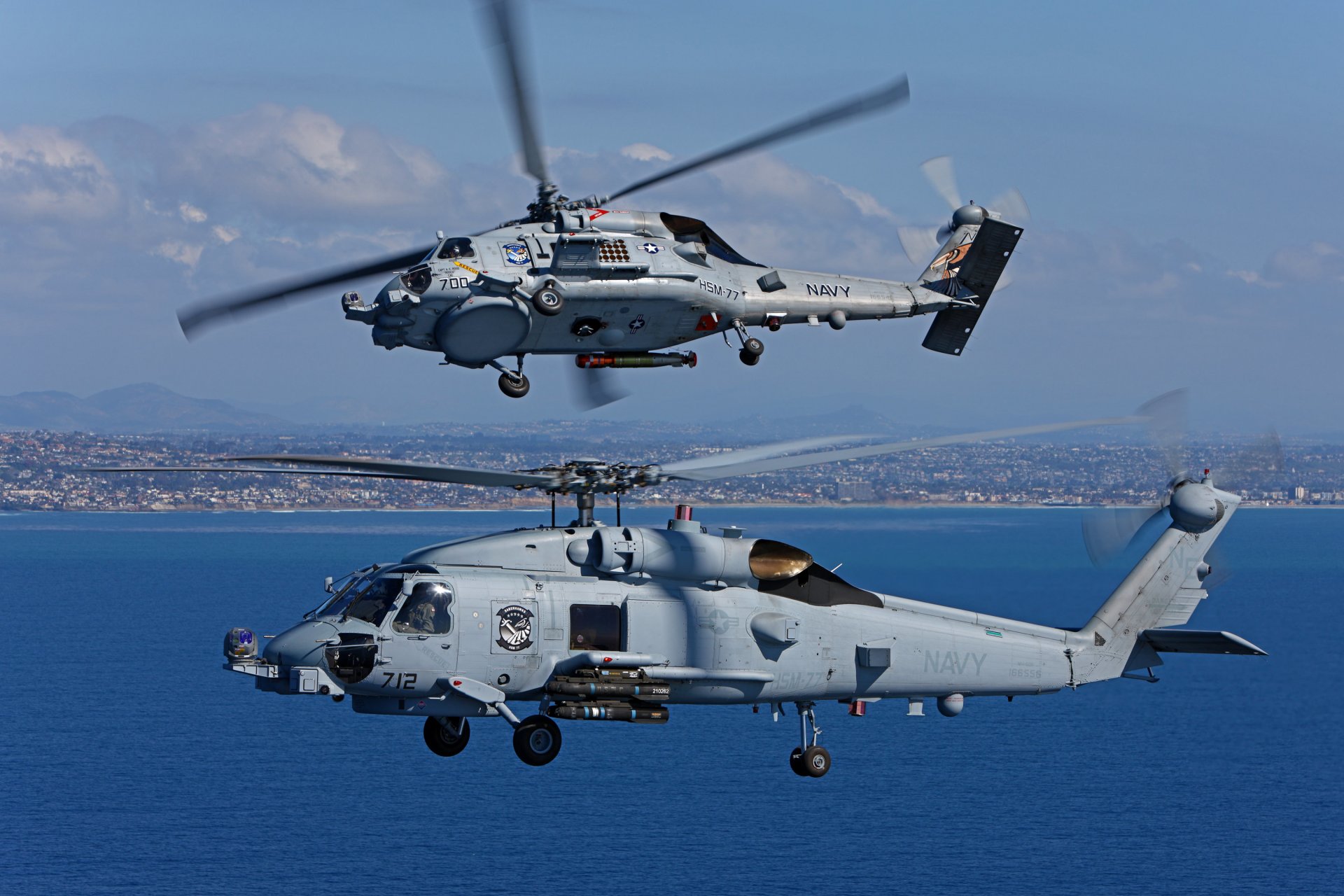 sikorsky mh-60r seahawk si hawk multi-purpose coppia volo