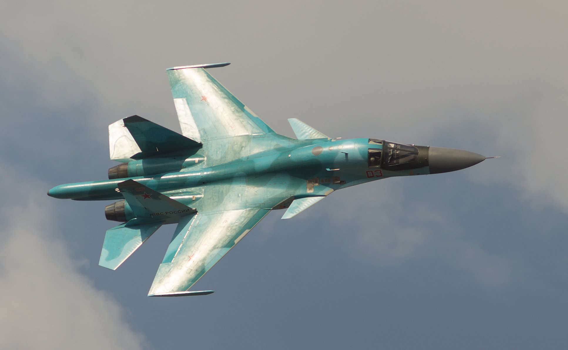 su-34 chasseur bombardier vol ciel