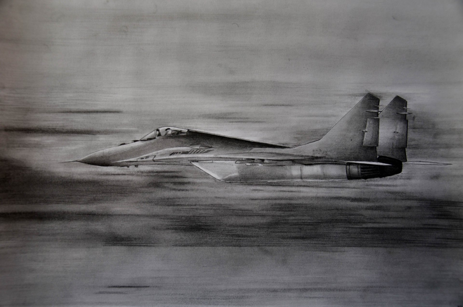 mig-29 mig-29 multi-purpose fighter picture pencil