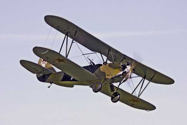 Soviet multipurpose biplane u-2 created by polikarpov