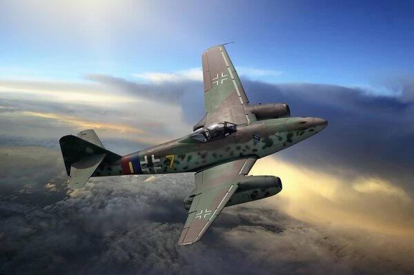 German jet fighter Messerschmitt