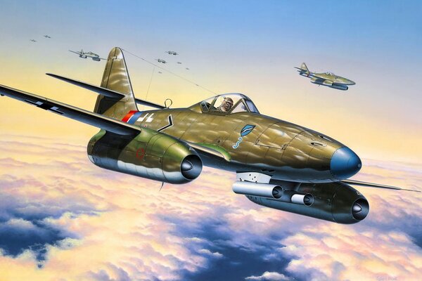 German jet fighters during World War II