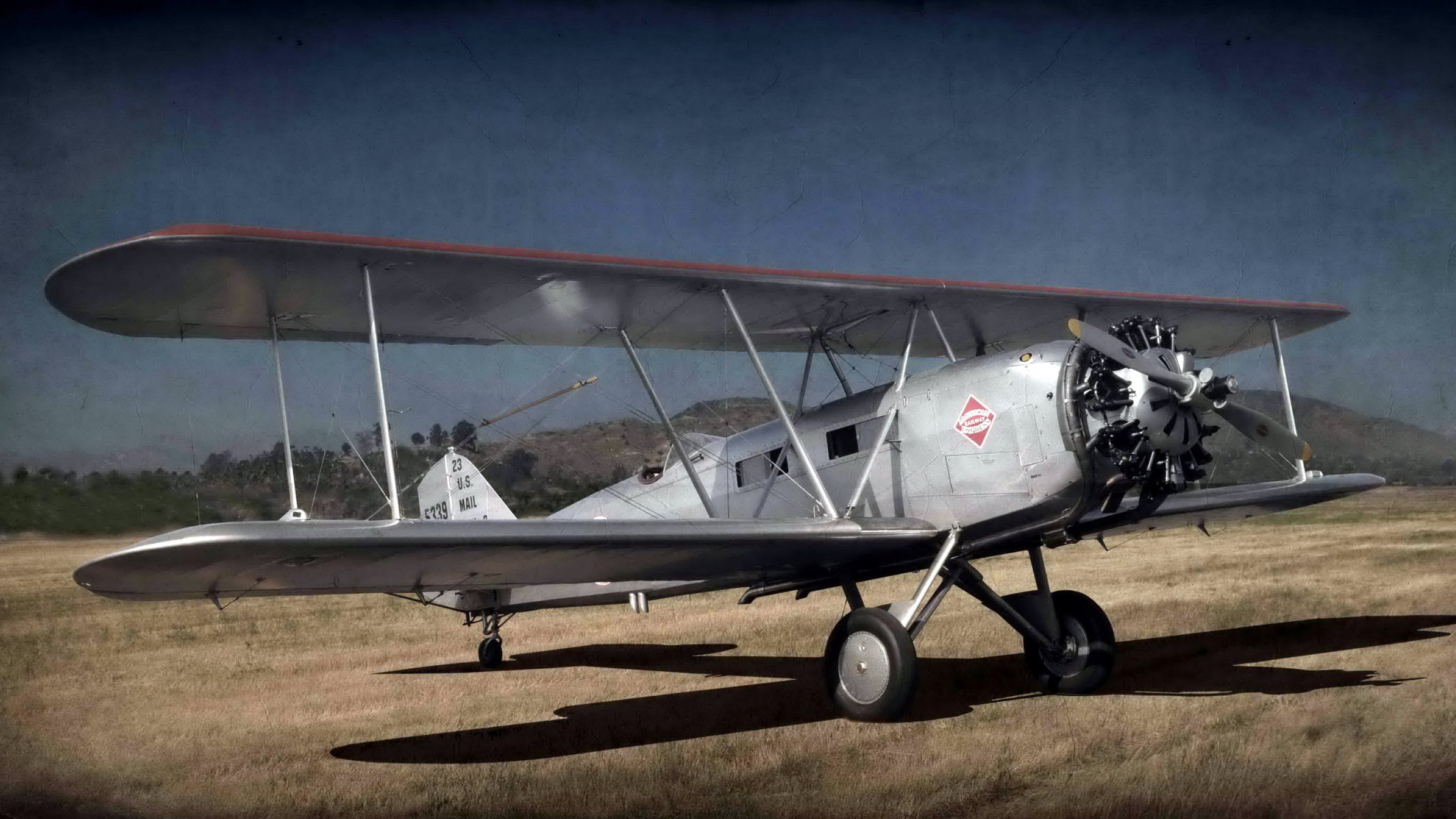 boeing 40c avión fondo estilo