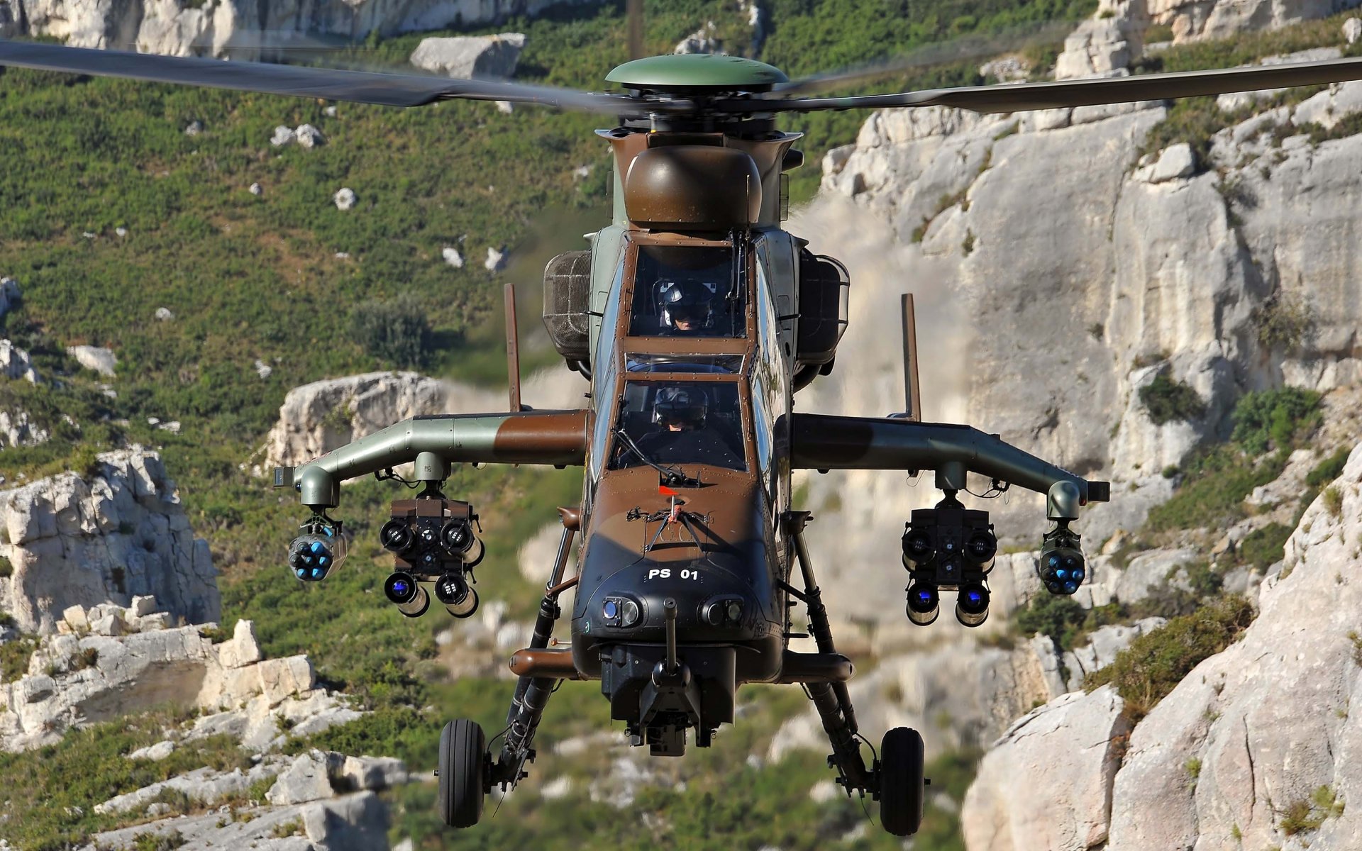 luftfahrt hubschrauber eu 665 tiger eurocopter modern schlagzeug entworfen franco deutsch konsortium ansicht mit vorderansicht