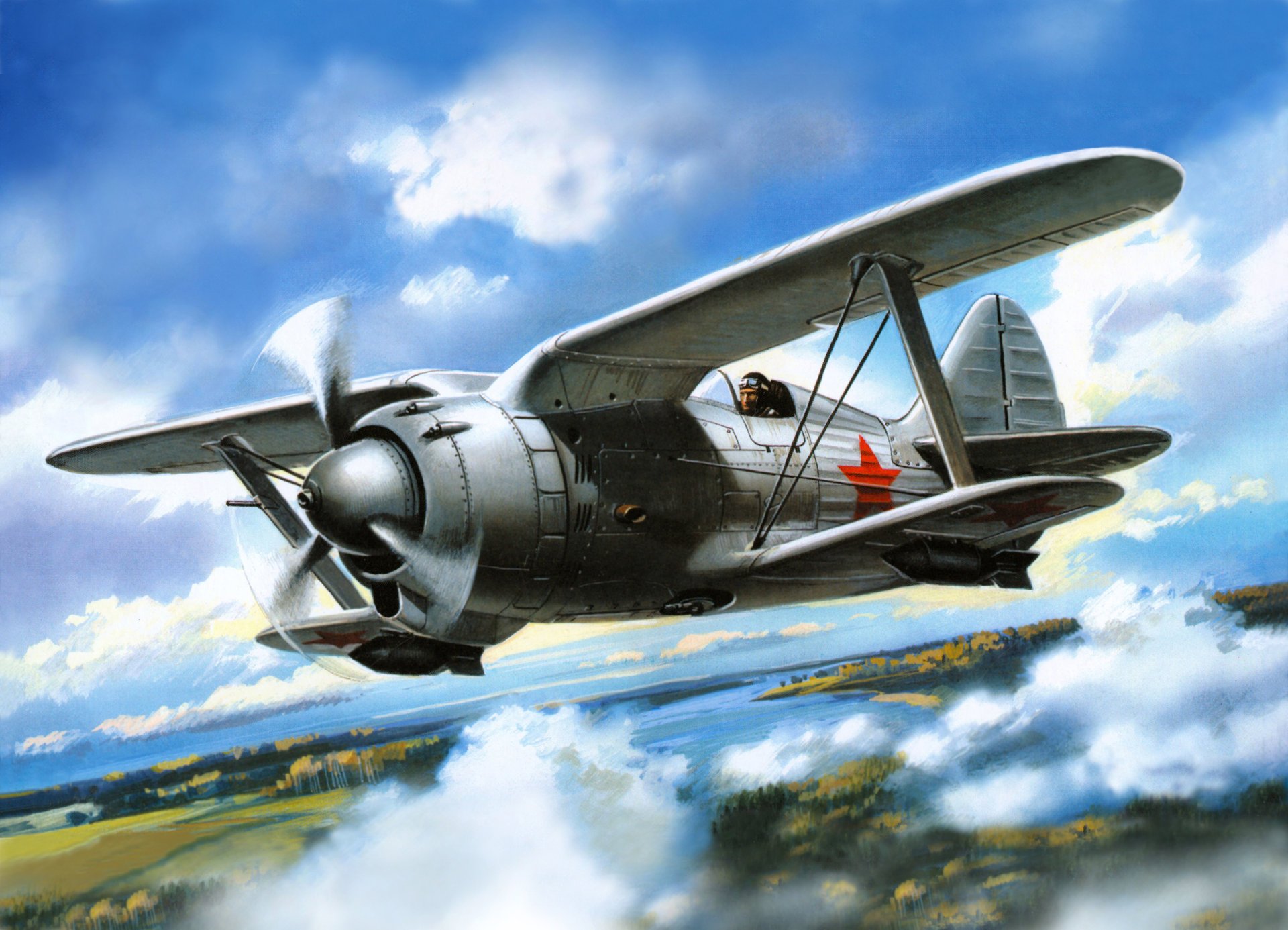 art ciel i-190 soviétique combattant avion de chasse dessins de n. n. polikarpov dessin