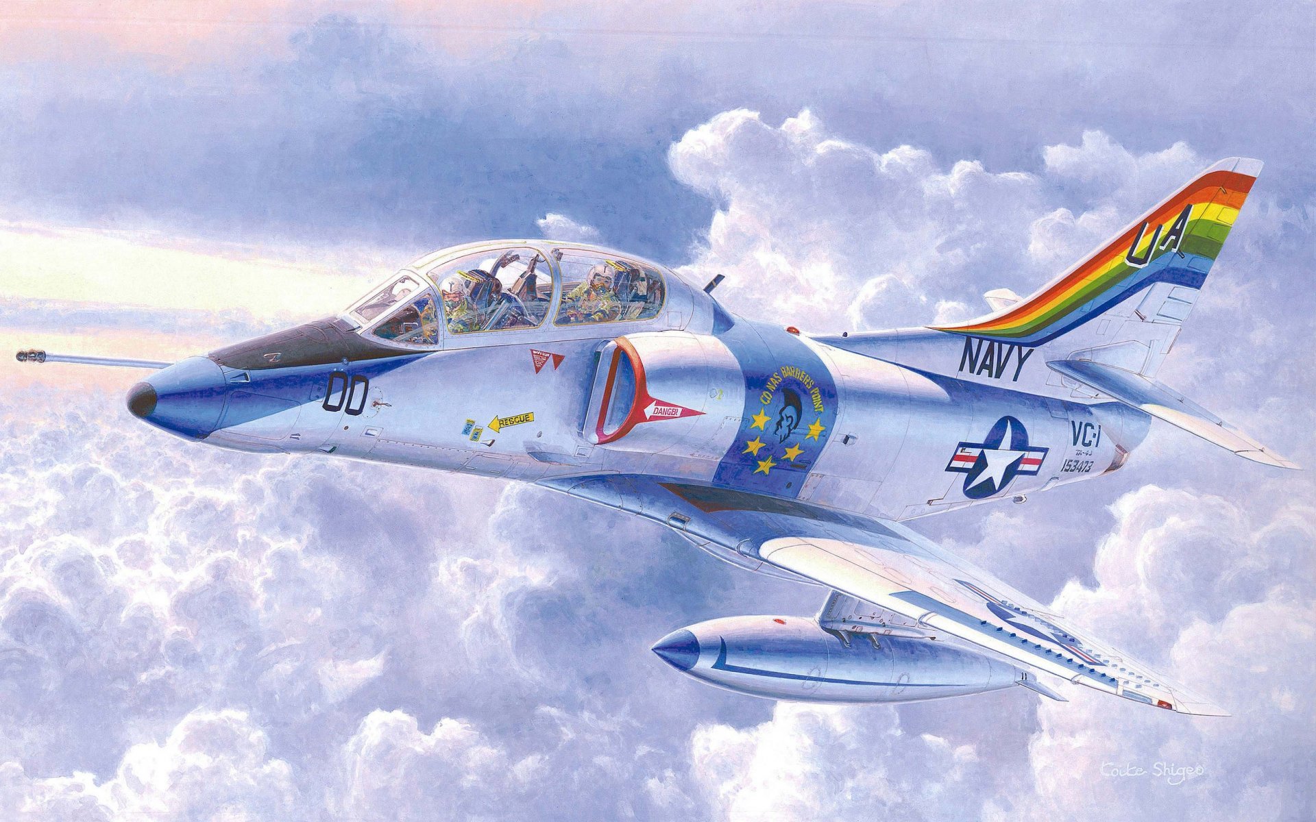 art samolot szkolenia ta-4j skyhawk douglas a-4 skyhawk amerykański lekki pokład samolot szturmowy opracowany w pierwszej połowie 1950 roku